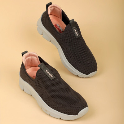 CAMPUS KURSTIN Women's Casual Shoes | Memory Insole with PilloFoam Comfort | Slip-On Walking Shoes For Women(Grey , 4) - Image 3