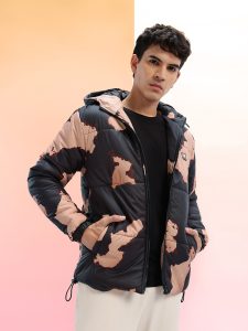 HRX by Hrithik Roshan Printed Hooded Outdoor Jacket