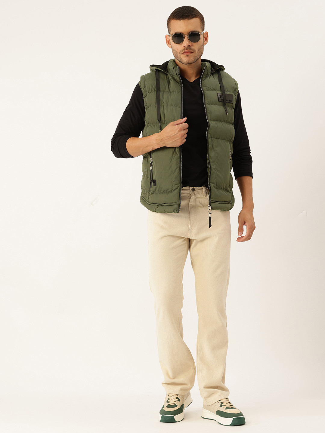 StyleCast x Revolte Men Hooded Gilet Puffer Jacket - Image 5