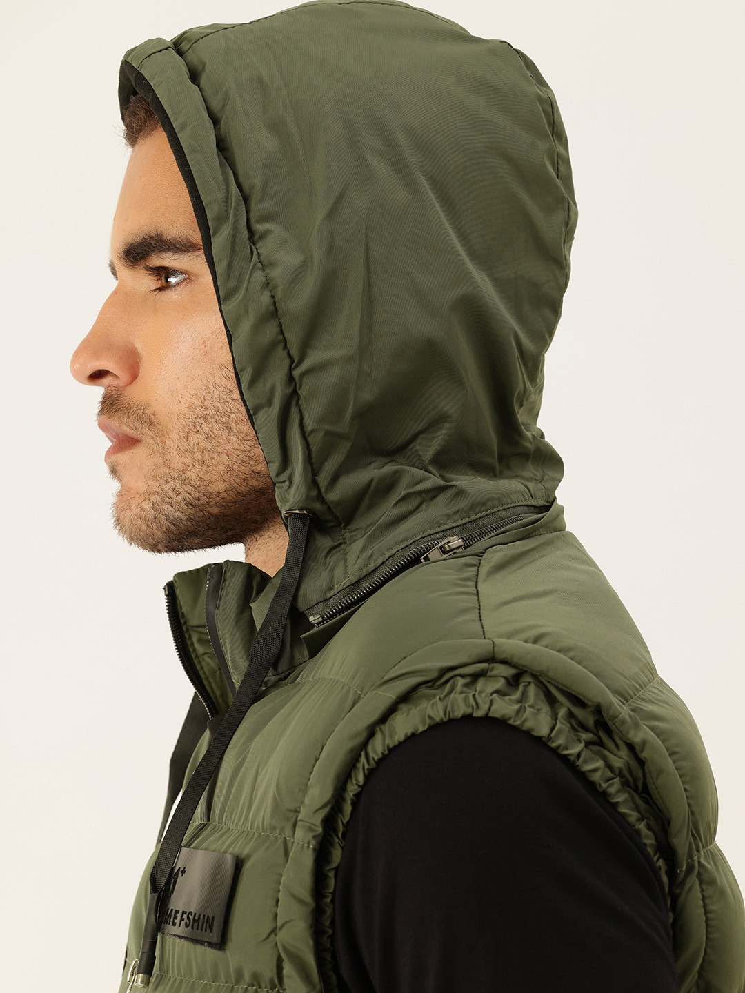 StyleCast x Revolte Men Hooded Gilet Puffer Jacket - Image 8