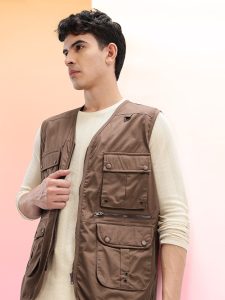 HRX by Hrithik Roshan Pure Cotton Utility Lifestyle Jacket