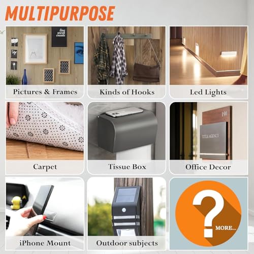 Multipurpose Double Sided Tape Heavy Duty - Adhesive Silicone Tape, Heat Resistant, Multi-Functional, Removable, Washable, Reusable Anti-Slip Gel Nano Grip Tape- 3 Meter - Image 7