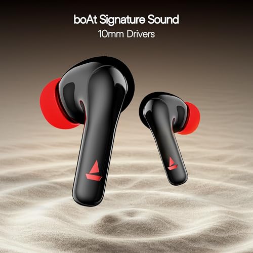 Boat Airdopes 131 Pro Buds, 40H Battery, in-Ear Detection, 4 Mics with ENx, Signature Sound, Beast Mode, ASAP Charge, Bluetooth Earbuds, TWS Ear Buds Wireless Earphones with mic (Active Black) - Image 3