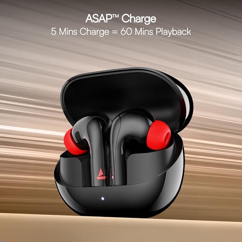 Boat Airdopes 131 Pro Buds, 40H Battery, in-Ear Detection, 4 Mics with ENx, Signature Sound, Beast Mode, ASAP Charge, Bluetooth Earbuds, TWS Ear Buds Wireless Earphones with mic (Active Black) - Image 7
