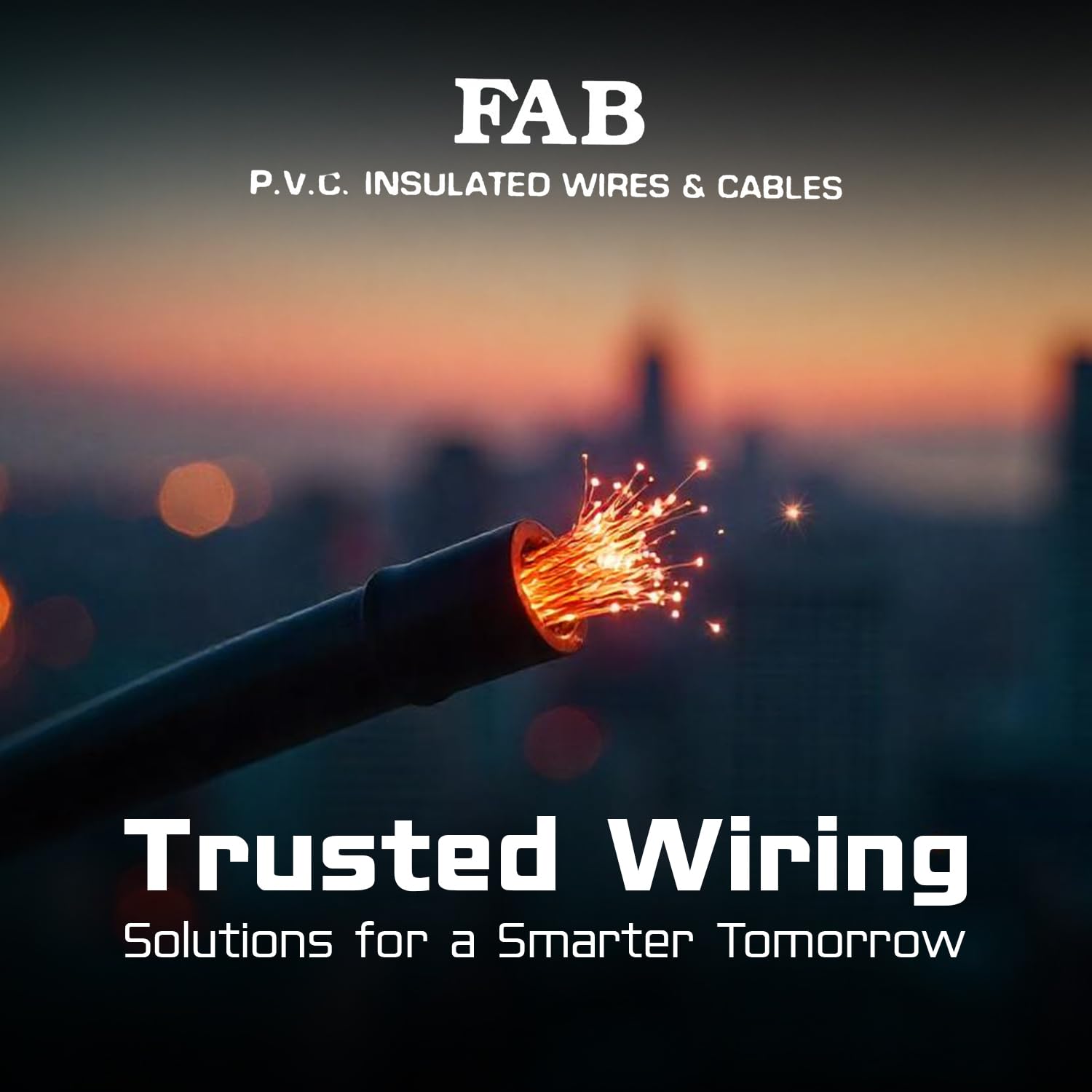 FAB P.V.C. INSULATED WIRES & CABLES | 1.0mm | 90m | FR PVC Insulated CCA Copper Wire | Single Core Multi-Strand House Wiring Cable | Gauge (10 No.) | Black - Image 2