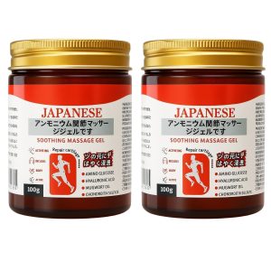 Japanese Instant Pain Relief Soothing Massage Gel | Fast-Acting Muscle & Joint Comfort | With Mugwort Oil, Camphor & Lactic Acid | Relief for Back, Neck, Shoulders & Knees (PACK OF 1)