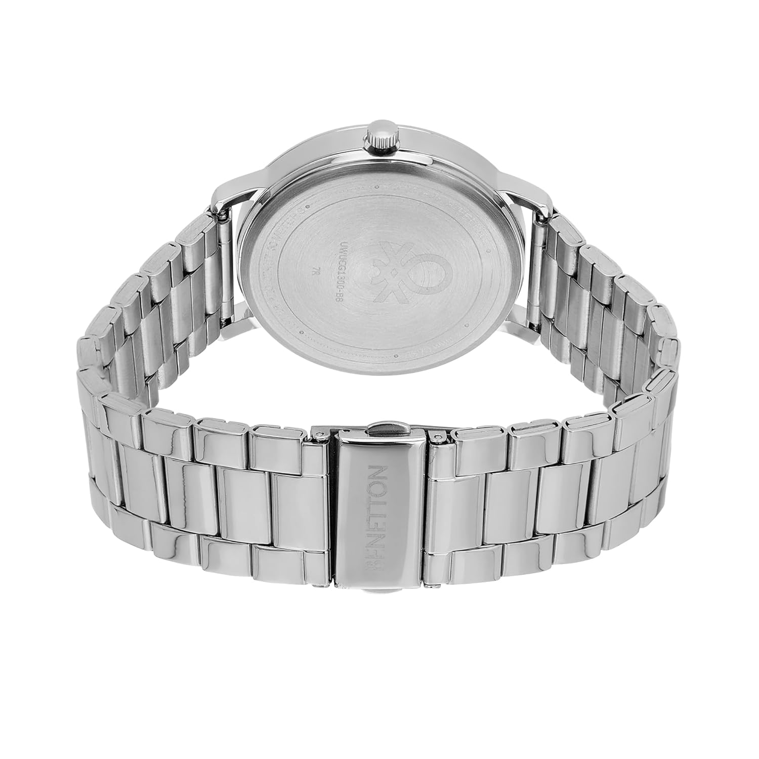 United Colors of Benetton Men Green Round Brass Dial Analogue Watch- UWUCG1300 - Image 4