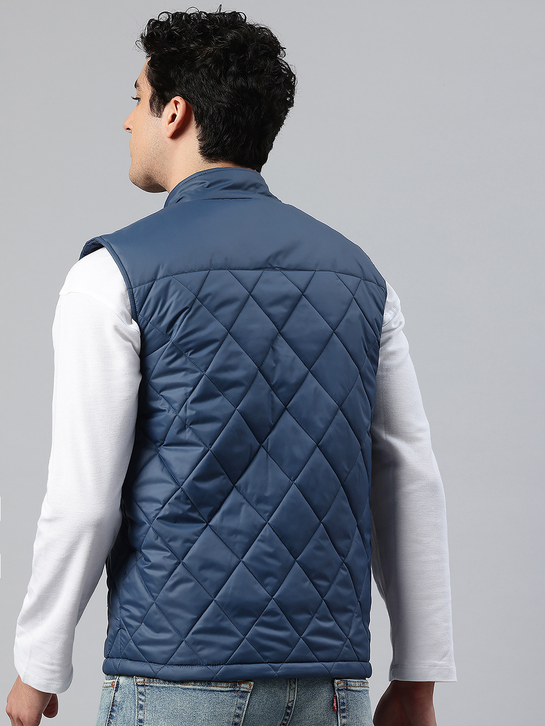 Pierre Carlo Men Quilted Jacket - Image 4