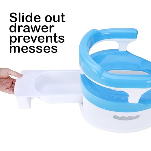 Baby Potty Training Seat, Floor Potty Trainer, Detachable Potty Bowl, Suitable for Boy/Girl Pink - Image 5
