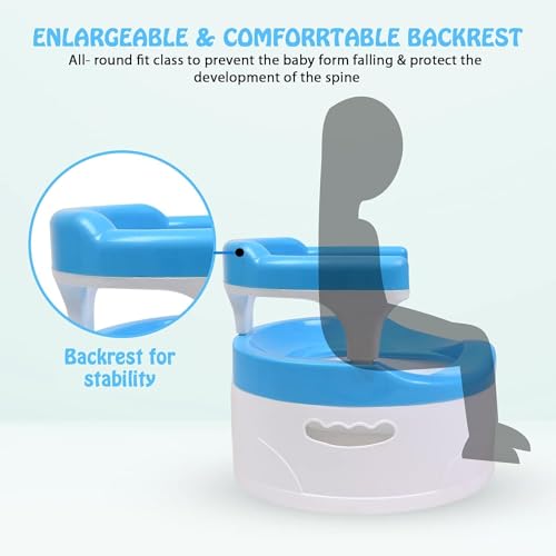 Baby Potty Training Seat, Floor Potty Trainer, Detachable Potty Bowl, Suitable for Boy/Girl Pink - Image 6