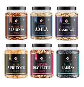 Nature Purify Dry fruits Combo 1.5 kg (Almond, Cashew, Apricots, Black Raisins, Amla, Mixed Nuts & More.)