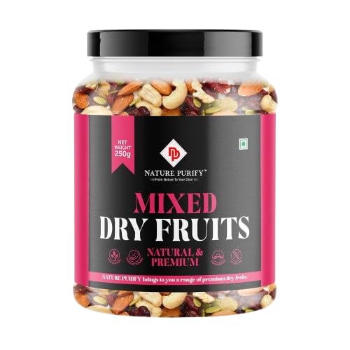 Nature Purify Dry fruits Combo 1.5 kg (Almond, Cashew, Apricots, Black Raisins, Amla, Mixed Nuts & More.) - Image 3