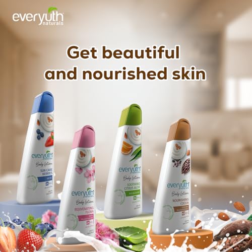 Everyuth Naturals Nourishing Cocoa Body lotion 500ml for men & women | 48Hr Hydration | Deep Moisture Care for Dry Skin | Enriched with 100% Natural Almond Milk | Smooth, Radiant & Healthy Looking Skin Care - Image 6