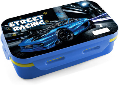 POGON Decent Stainless Steel Lunch Box for Kids Tiffin Box 2 Containers Lunch Box(600 ml) - Image 2