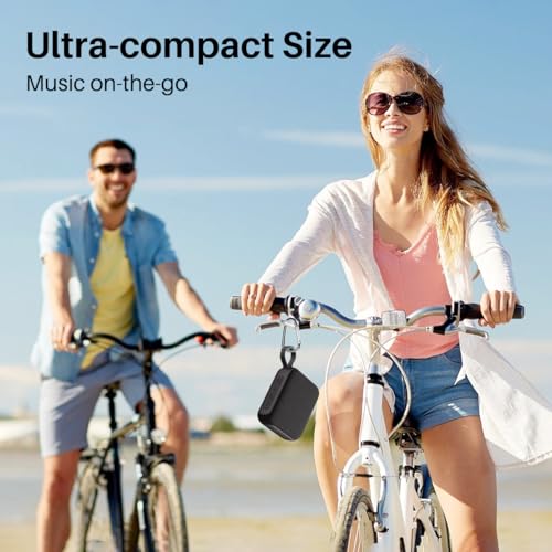 pTron Funk Wow 6W Ultra Portable Bluetooth Speaker with Pristine Sound, IPX5 Water-Resistance, 10hrs Playtime, Multi-Playback Modes, True Wireless Feature, Lightweight & Type C Charging (Black) - Image 7