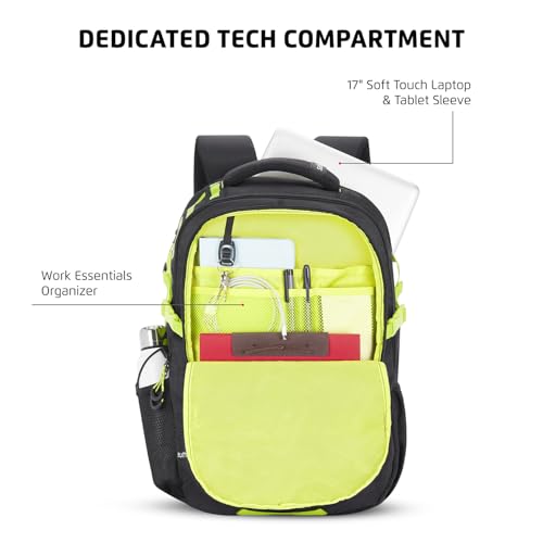 Safari Megapack 43L Expandable Travel Laptop Backpack, 3 Compartments, Compression Straps, Bottle Holder, Overnighter Travel Bag for Boys and Girls, Office Bag - Image 4