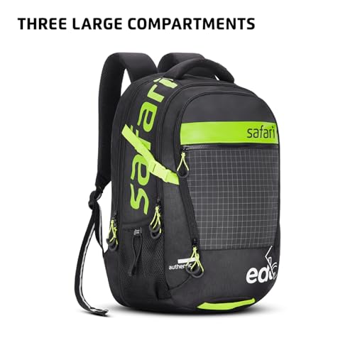 Safari Megapack 43L Expandable Travel Laptop Backpack, 3 Compartments, Compression Straps, Bottle Holder, Overnighter Travel Bag for Boys and Girls, Office Bag - Image 5