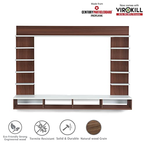 DELITE KOM Flex Engineered Wood TV Entertainment Unit (Finish Color - Acacia Dark_White, DIY(Do-It-Yourself) (30x156x110.5) - Image 5