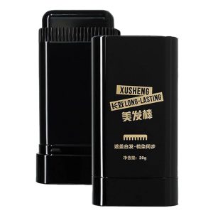 Waterproof Hair Color Comb Stick for Instant Gray Coverage – Black Root Touch-Up for Men & Women, Sweat-Proof Formula, Natural-Looking Finish, Easy Comb Applicator, Gray Hair Concealer