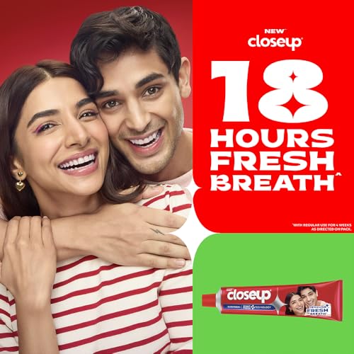 Close Up Toothpaste | Long lasting 18 Hours Of Fresh Breath & White Teeth - 600g (Pack of 4) - Image 3