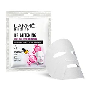 Lakme Skin Solutions Sheet Mask Brightening with Niacinamide 25ml