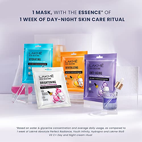 Lakme Skin Solutions Sheet Mask Brightening with Niacinamide 25ml - Image 4