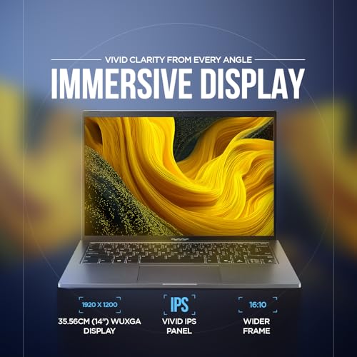 acer Aspire Go 14,14th Gen, Intel Core Ultra 5 125H, 16GB DDR5, 512GB, WUXGA IPS, 14.0"/35.56cm, Win 11, MS Office, Steel Gray, 1.5 kg, AG14-71M, Backlit KB, AI Powered Laptop - Image 6