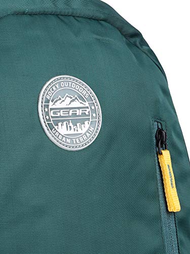 Gear Bomber Eco Statement 22L Medium Water Resistant School Bag/College Bag/Standard 4 Compartment Backpack For Men/Women -Bottlegreen - Image 7