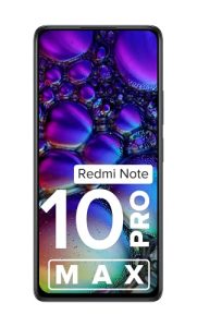 Redmi Note 10 Pro Max (Dark Night, 8GB RAM, 128GB Storage) -108MP Quad Camera | 120Hz Super Amoled Display