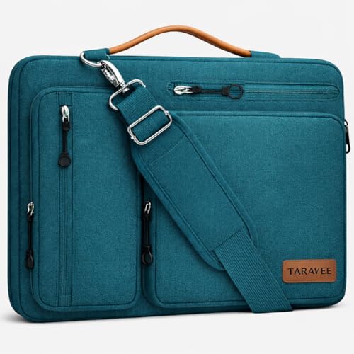 Premium Laptop Shoulder Sling Bag, Executive Business Travel Messenger Bag for Men & Women, Luxury Protective Laptop Case Compatible with MacBook, HP, Dell,