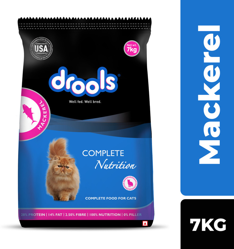 Drools Real Complete Nutrition Mackeral 7 kg Dry Adult Cat Food