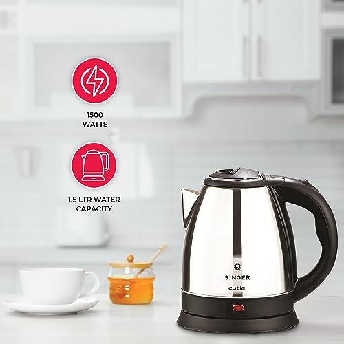 SINGER Cutie Electric Kettle 1.5 Ltr - Image 3