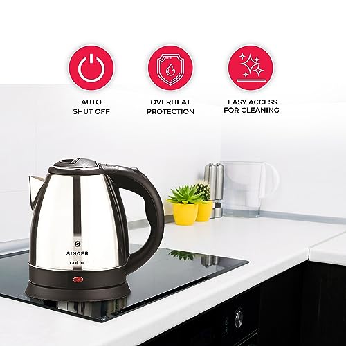 SINGER Cutie Electric Kettle 1.5 Ltr - Image 5