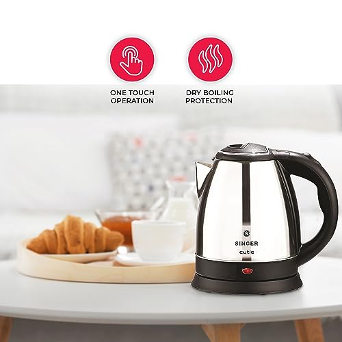 SINGER Cutie Electric Kettle 1.5 Ltr - Image 6