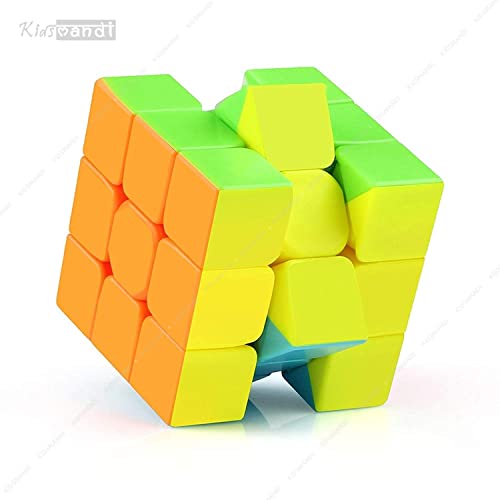 Kids Mandi 3x3 Stickerless Magic Cube Puzzle | Speed Cube, Brainteaser | Stressbuster, Anti-Anxiety, Fidget Game for Kids and Adults - Image 3