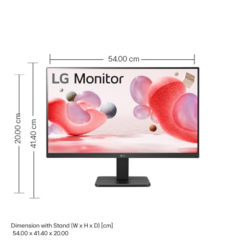 LG 22MR410-B 54.5 cm (21.45 Inch) Full HD (1920x1080) VA PC Monitor with 100Hz, 5ms (GtG), AMD FreeSync, D-Sub, HDMI, Tilt Adjustable Anti-Glare, 3-Side Virtually Borderless Design, sRGB 99% (Black) - Image 3