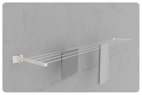 Stainless Steel Foldable Cloth Dryer Stand with Tier | Cloth Stand for Drying | Steel Dress Hanging Rack for Balcony| Blue | 1 - Layer All in