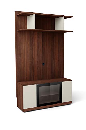 GODREJ INTERIO Sienna Media Unit, Engineered Wood (1-Year Warranty, Cinnamon & Warm Grey, Knock Down)