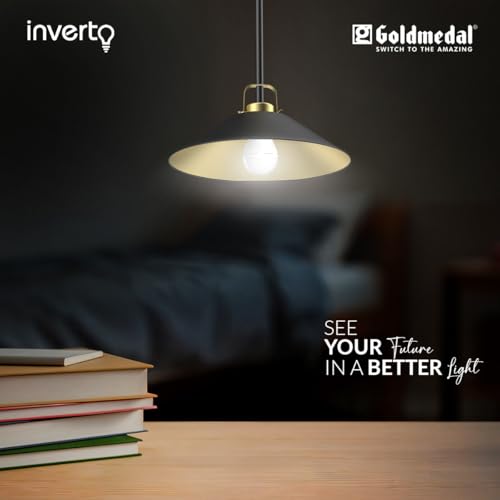 Goldmedal Inverto 12W B22 Emergency Rechargeable LED Bulb |Inverter Bulb for Home & Shops | Upto 4 Hour Back Up | Ideal for Power cuts | Energy Efficient |Cool Daylight(6500K) - Image 5