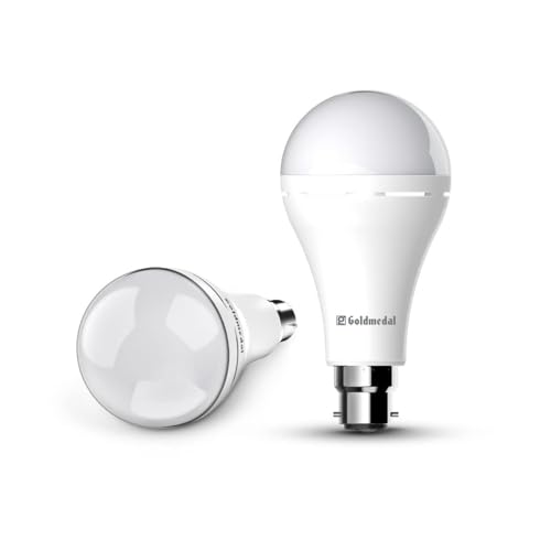 Goldmedal Inverto 12W B22 Emergency Rechargeable LED Bulb |Inverter Bulb for Home & Shops | Upto 4 Hour Back Up | Ideal for Power cuts | Energy Efficient |Cool Daylight(6500K) - Image 7