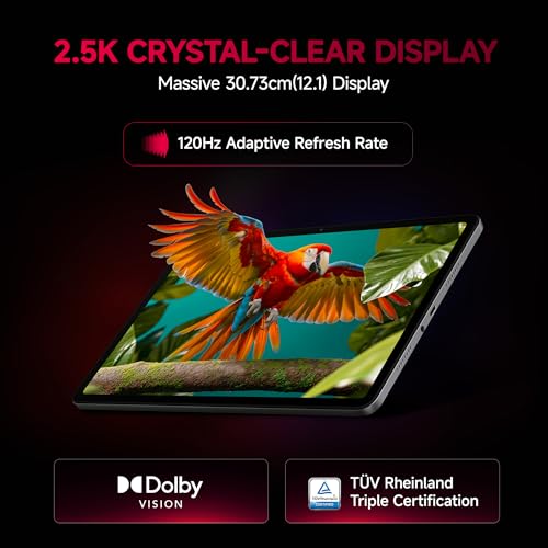 Redmi Pad 2 Pro [Smartchoice] | 12000mAh | Snapdragon 7s Gen 4 |12.1-inch, 2.5K Display |83+ Days Standby |HyperOS 2 |120Hz| Dolby Vision Atmos | Wi-Fi 6| AI Powered | 8GB,128GB |Graphite Grey - Image 6