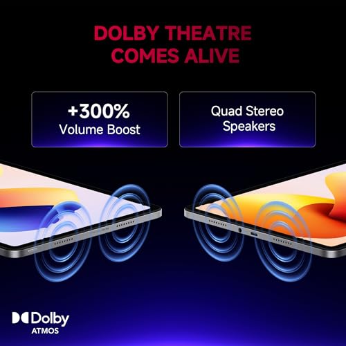 Redmi Pad 2 Pro [Smartchoice] | 12000mAh | Snapdragon 7s Gen 4 |12.1-inch, 2.5K Display |83+ Days Standby |HyperOS 2 |120Hz| Dolby Vision Atmos | Wi-Fi 6| AI Powered | 8GB,128GB |Graphite Grey - Image 7