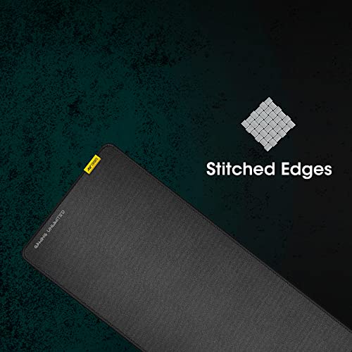 Ant Esports MP320C - Control Gaming Mouse Pad-XL-Extended Large with Stitched Edges, Waterproof Non-Slip Base for Gaming & Office – Black - Image 4