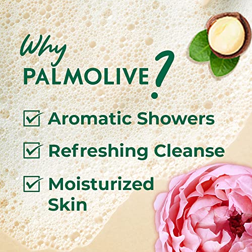 Palmolive Luminous Oil Invigorating Body Wash, 750ml Pump Bottle, 100% Natural Macadamia Oil & Peony Extracts For Everyday Freshness & Radiant Skin, PH Balanced Bodywash, Free Of Parabens And Silicones - Image 4