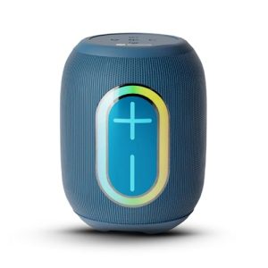 Groove BOP Big Impact 14W Powerful Sound, with up to 8Hrs of Playtime, Tru HD Bass, Advanced Bluetooth 5.3, Multiple Compatibility Connections, RGB Light - Tropical Blue