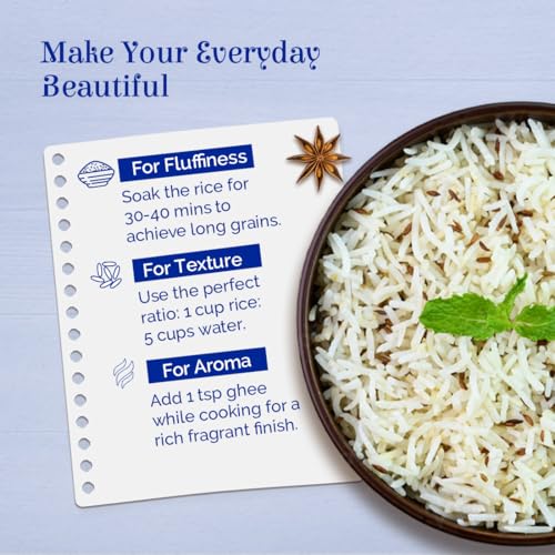 Zeeba Everyday Basmati Rice 5 Kg, Perfect for Everyday Cooking (Cooked length upto 14mm*) - Image 7