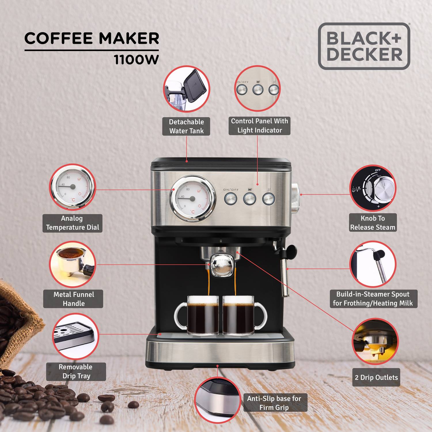 Black & Decker Black & Decker 16002410 10 Cups Coffee Maker - Image 3