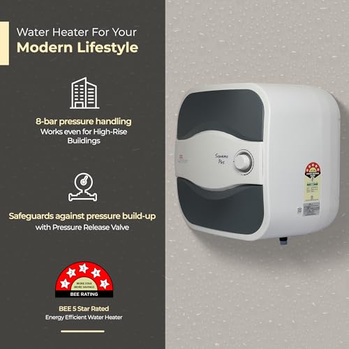RR Signature Supremo Plus 25L Storage Water Heater |Glass Line Tank|8 Bar, High Rise Buildings |2 Yr Warranty on Product & 6 Yr on Tank by RR | Free Installation & Pipes - Image 7