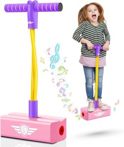 BBBIKINI Jumping Promotes Growing Taller, Pogo Stick Foam Pogo Jumper For Kids Inflatable HitMe Toys(Multicolor)
