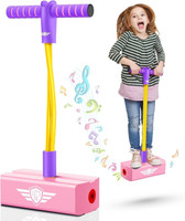 BBBIKINI Jumping Promotes Growing Taller, Pogo Stick Foam Pogo Jumper For Kids Inflatable HitMe Toys(Multicolor) - Image 3